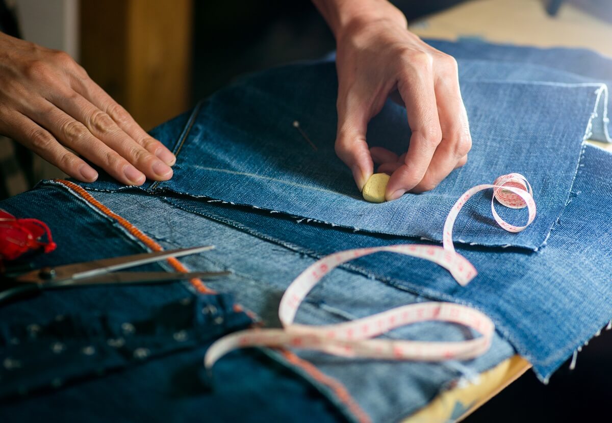 How To Hem Jeans By Hand by Laura Travis