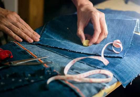 How To Hem Jeans By Hand - Clothes Doctor