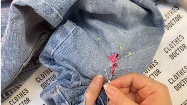 How To Patch a Hole In Jeans - Clothes Doctor