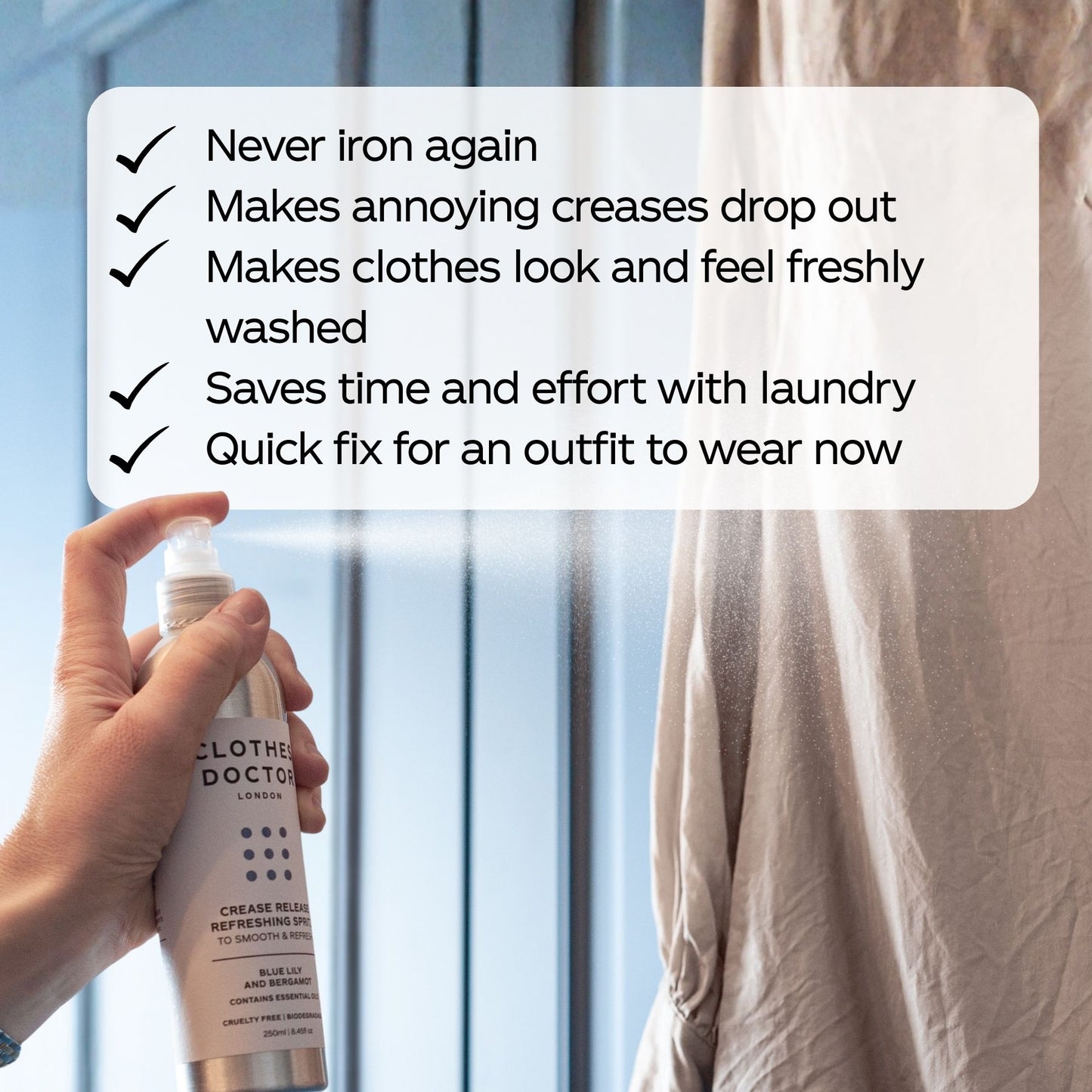 Crease Release Refreshing Spritz