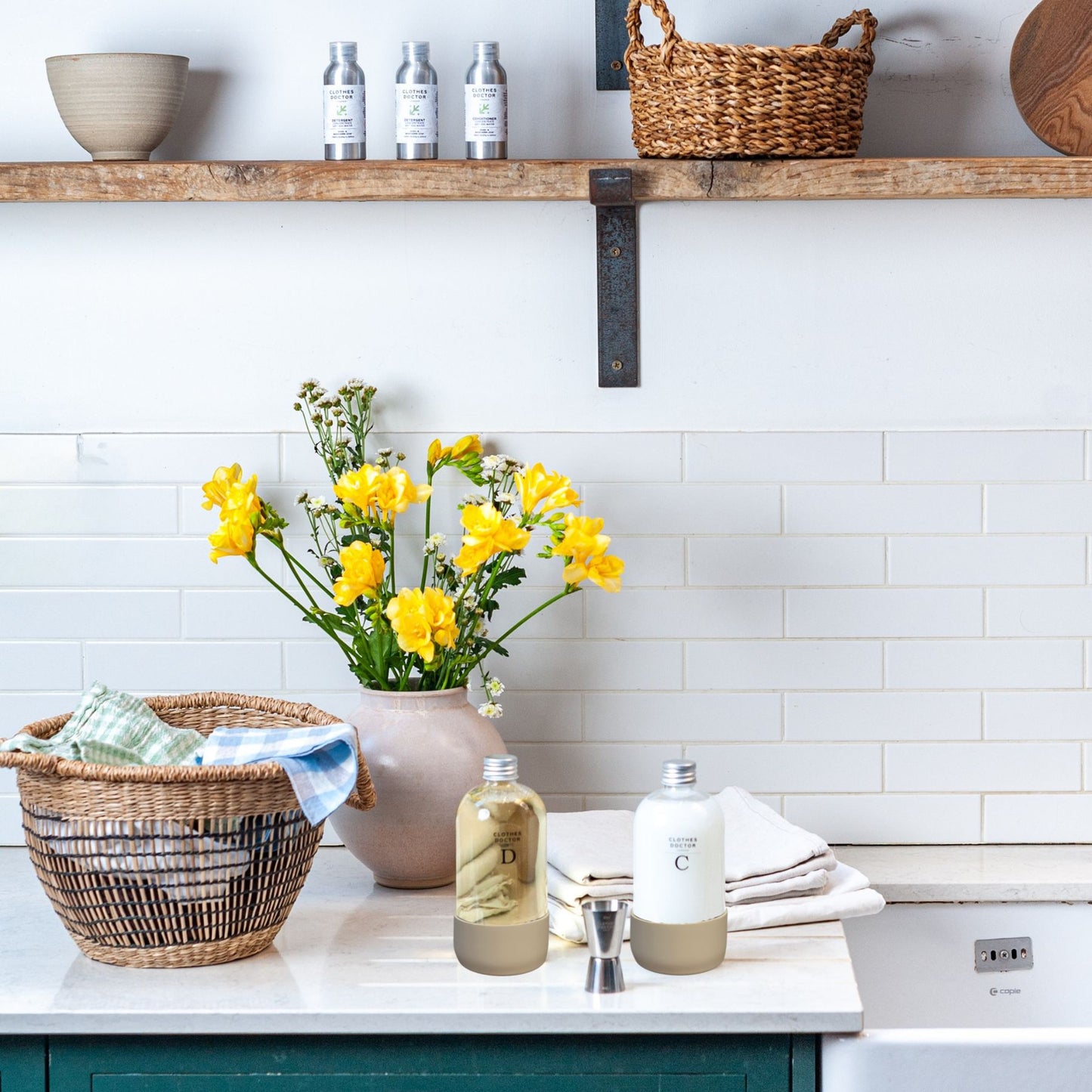 Non-Slip Bottle Bases for Everyday Laundry (Pair)