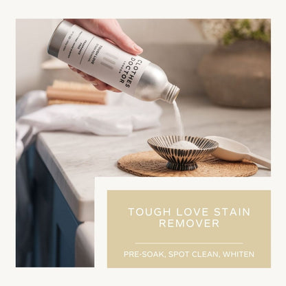 stain remover being poured