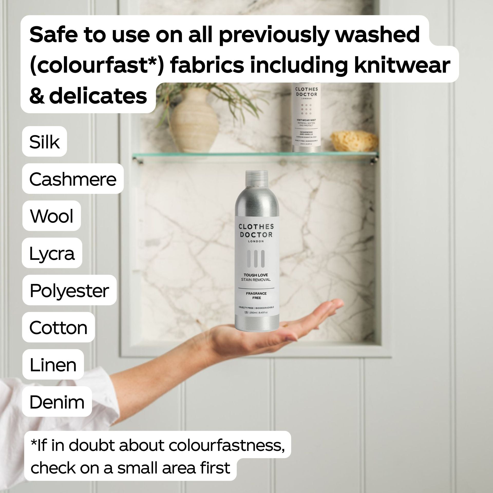 what fabrics to use stain remover on