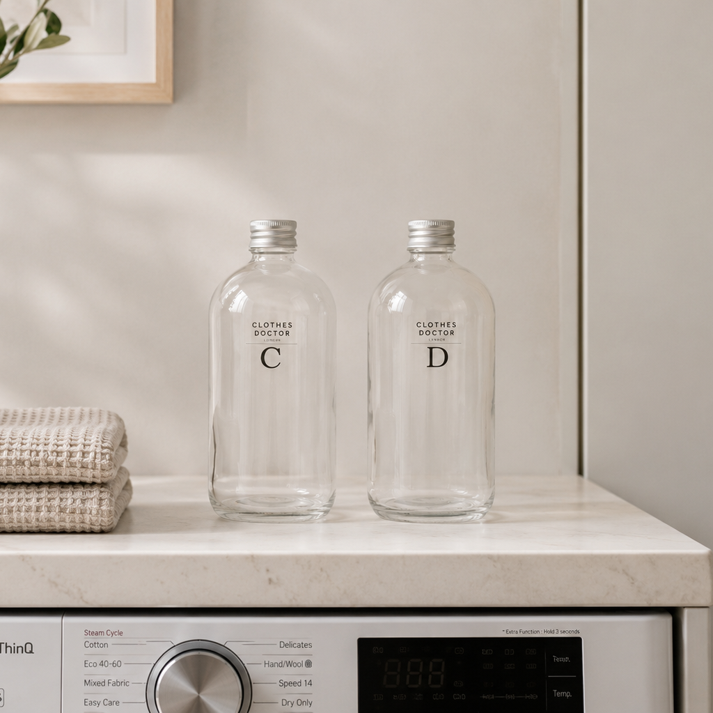 Glass Bottles Everyday Laundry
