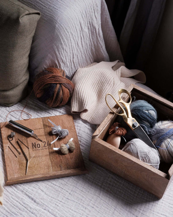 Wooden Sewing Box - Clothes Doctor